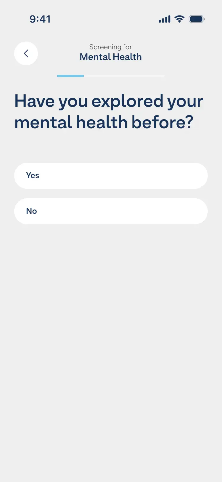mental health screening questionnaire