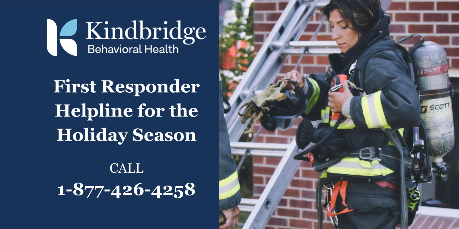First Responder Helpline Support Holidays Christmas