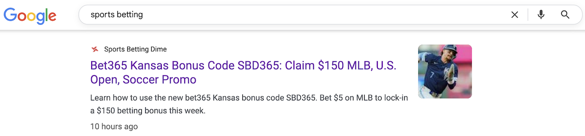 Google Sports Betting Ads