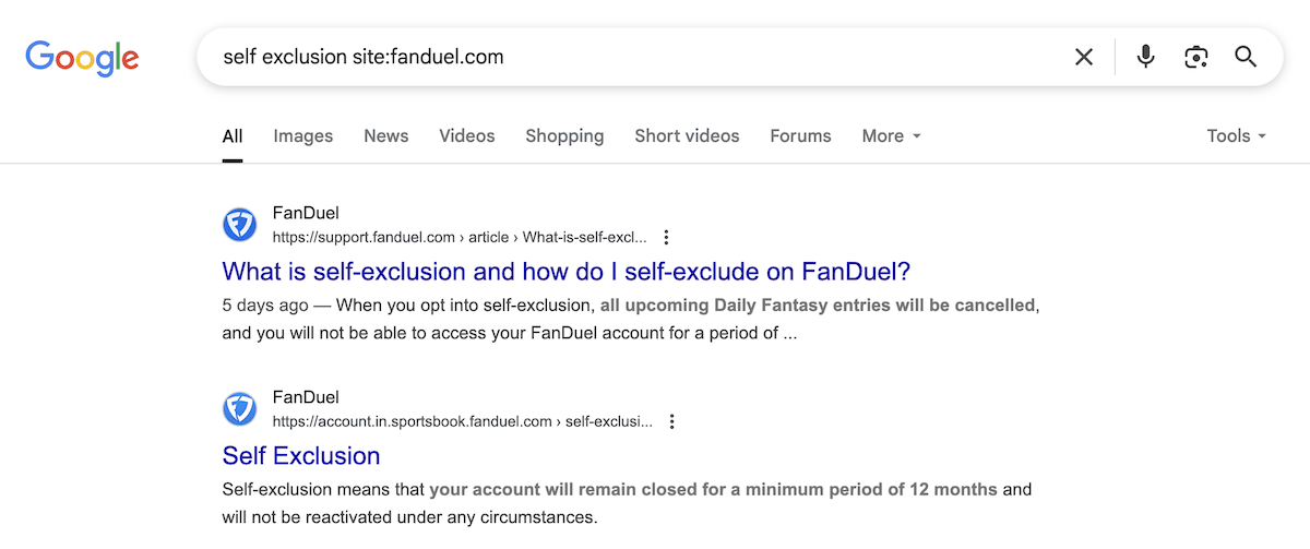 How Do I Stop Betting - Self Exclude